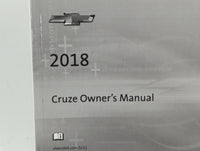 2018 Chevrolet Cruze Owners Manual Book Guide OEM Used Auto Parts - Oemusedautoparts1.com