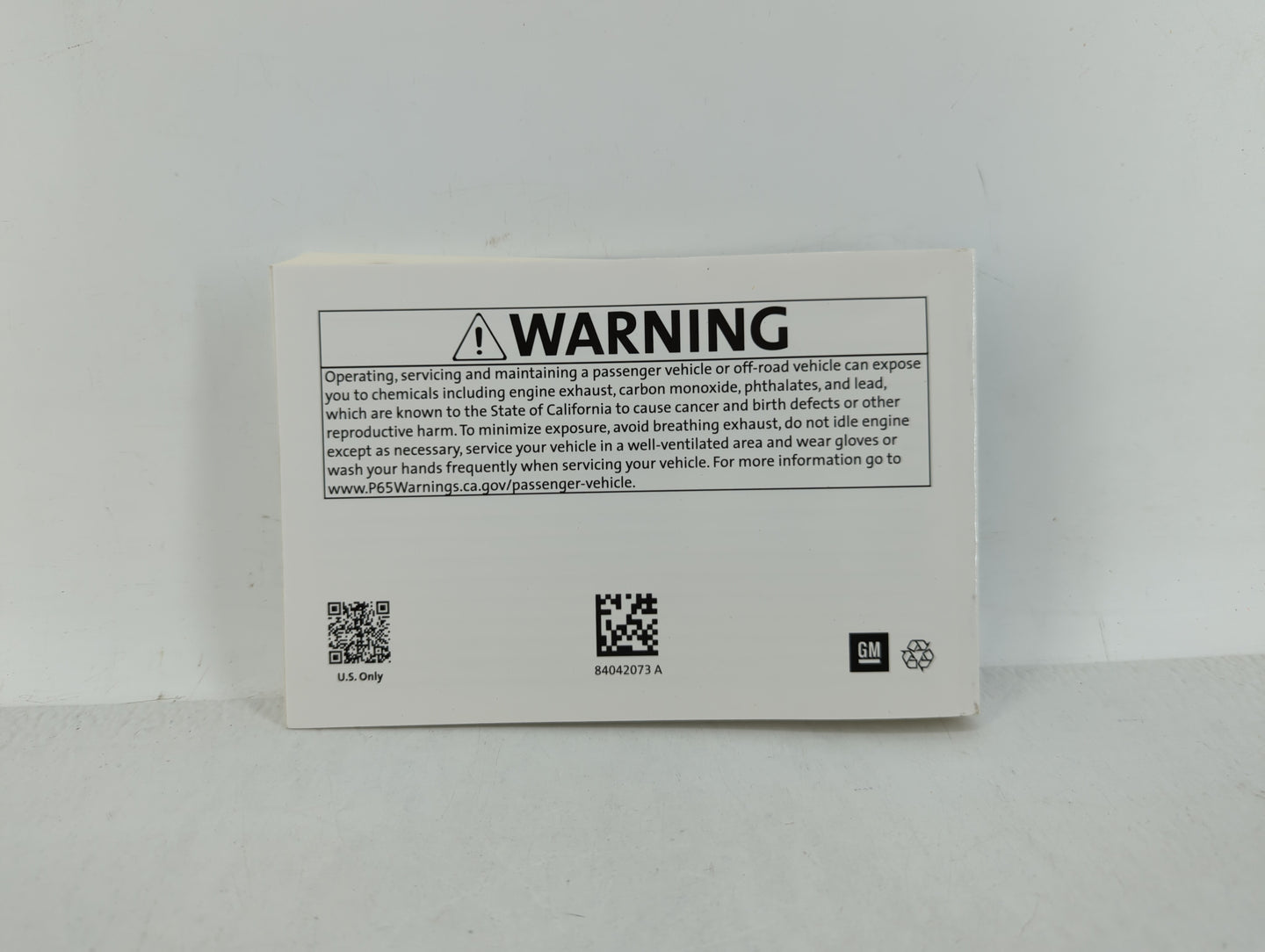 2018 Chevrolet Cruze Owners Manual Book Guide OEM Used Auto Parts - Oemusedautoparts1.com