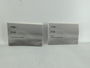 2018 Chevrolet Cruze Owners Manual Book Guide OEM Used Auto Parts - Oemusedautoparts1.com
