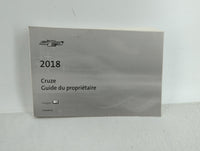 2018 Chevrolet Cruze Owners Manual Book Guide OEM Used Auto Parts - Oemusedautoparts1.com