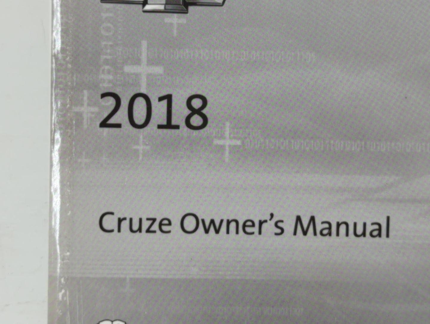 2018 Chevrolet Cruze Owners Manual Book Guide OEM Used Auto Parts - Oemusedautoparts1.com