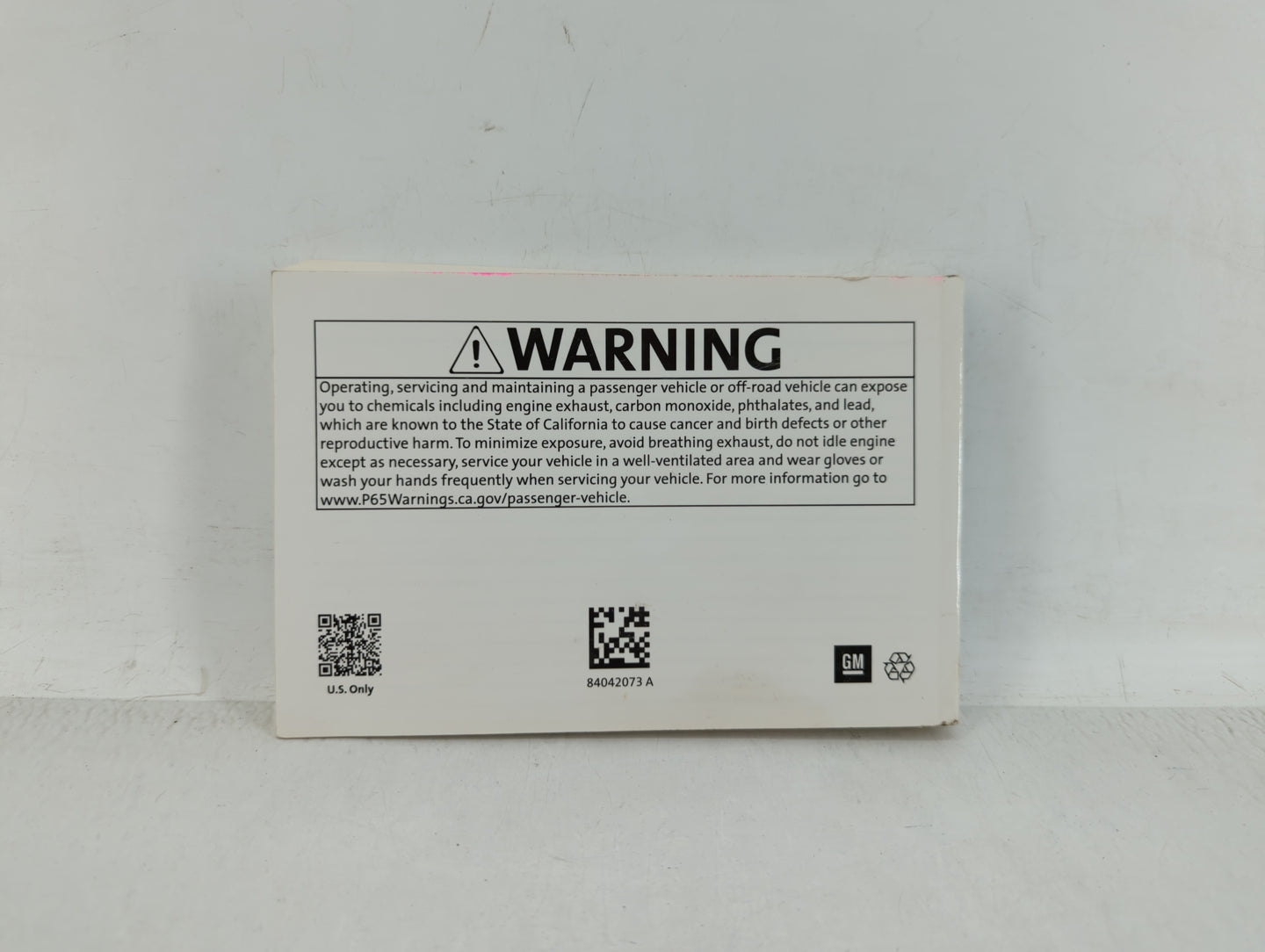 2018 Chevrolet Cruze Owners Manual Book Guide OEM Used Auto Parts - Oemusedautoparts1.com