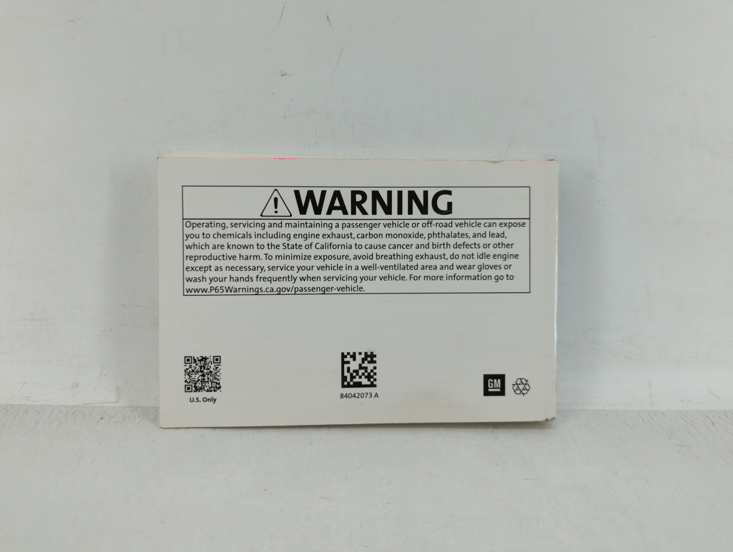 2018 Chevrolet Cruze Owners Manual Book Guide OEM Used Auto Parts - Oemusedautoparts1.com