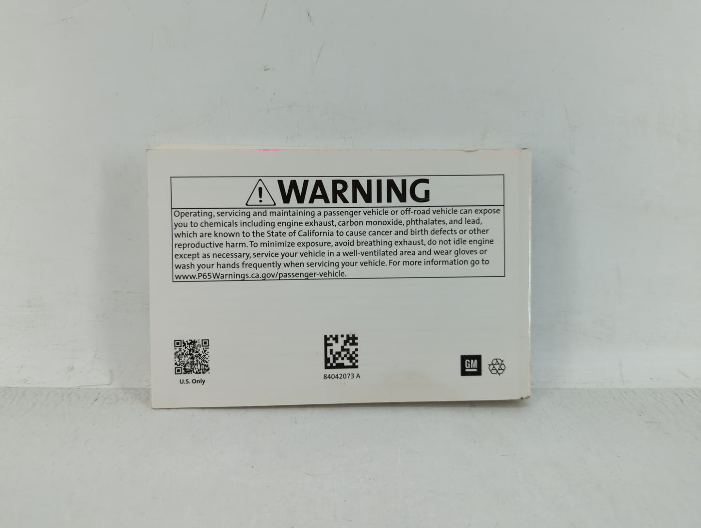 2018 Chevrolet Cruze Owners Manual Book Guide OEM Used Auto Parts - Oemusedautoparts1.com