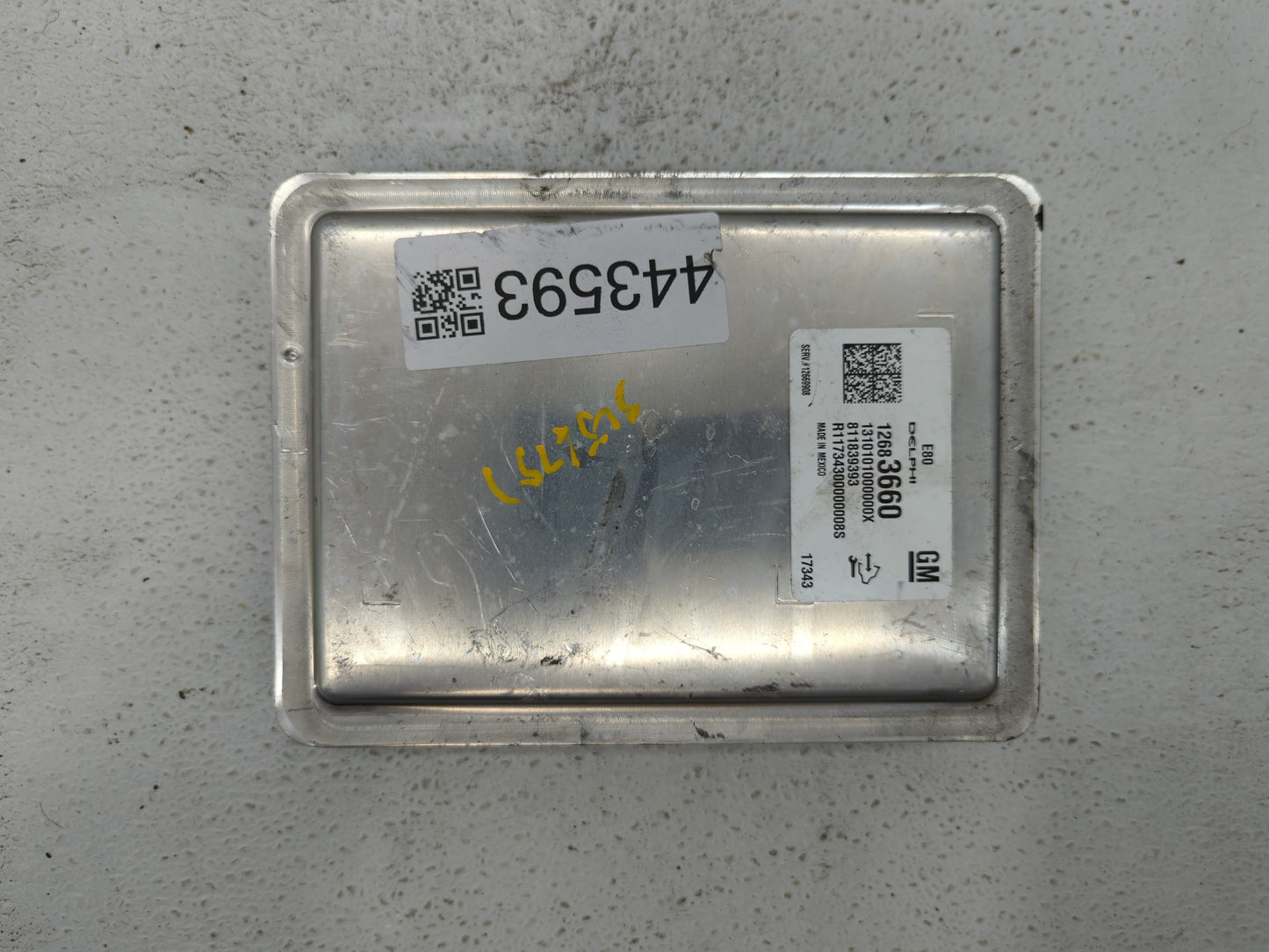2017-2019 Chevrolet Cruze PCM Engine Control Computer ECU ECM PCU OEM P/N:811839393 12683660 Fits OEM Used Auto Parts - Oemu