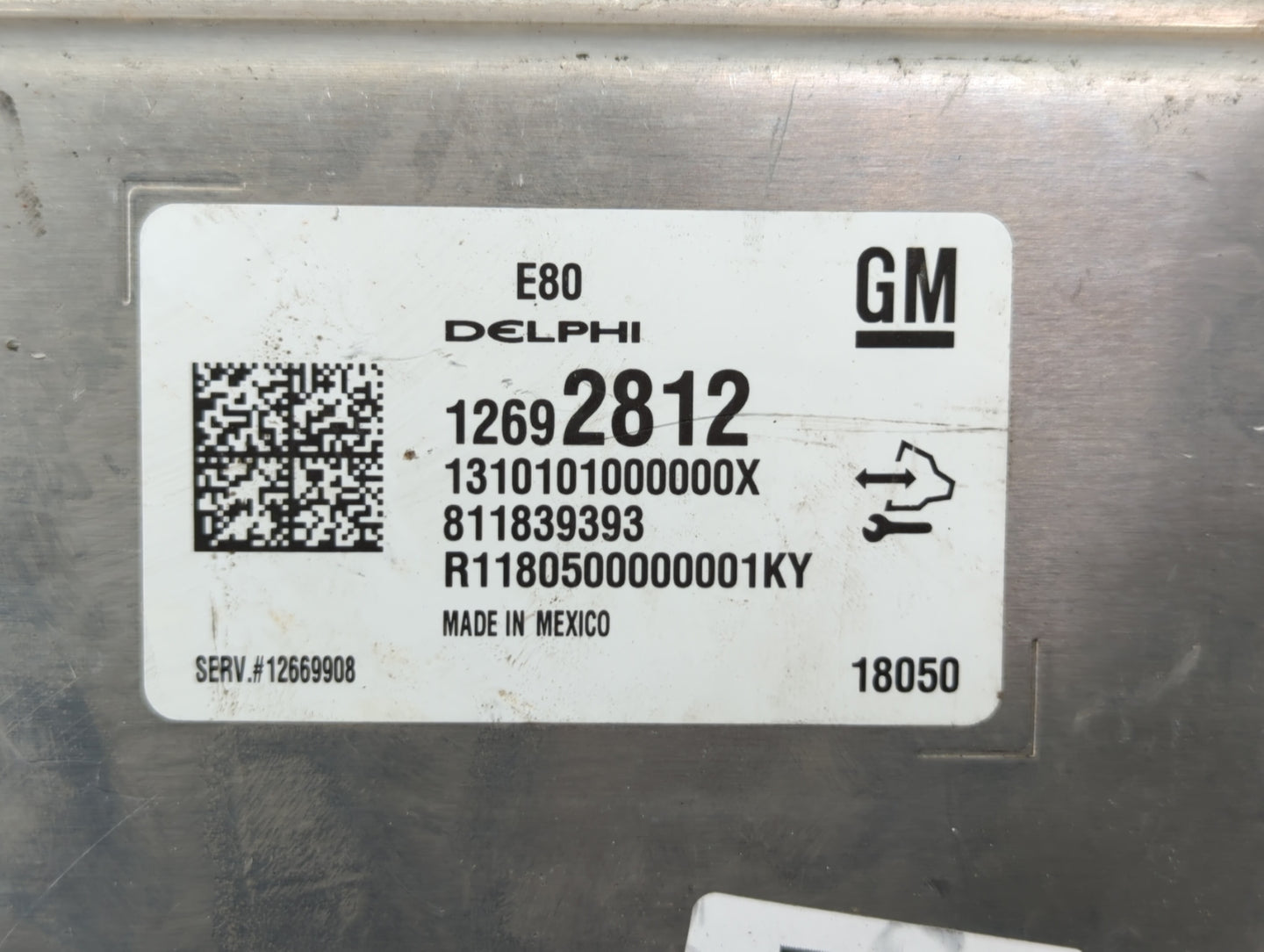 2017-2019 Chevrolet Cruze PCM Engine Control Computer ECU ECM PCU OEM P/N:12683660 12669908 Fits OEM Used Auto Parts - Oemus