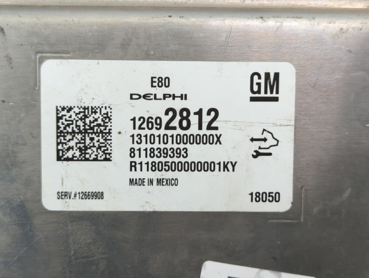 2017-2019 Chevrolet Cruze PCM Engine Control Computer ECU ECM PCU OEM P/N:12683660 12669908 Fits OEM Used Auto Parts - Oemus