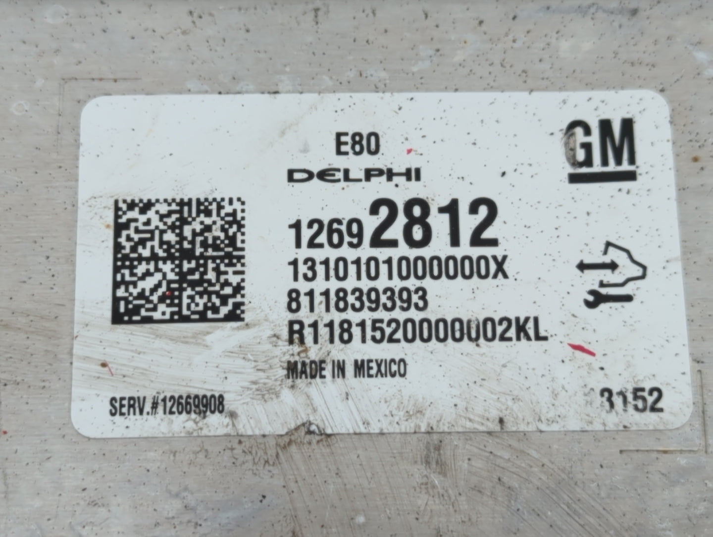 2017-2019 Chevrolet Cruze PCM Engine Control Computer ECU ECM PCU OEM P/N:12692812 12700116 Fits OEM Used Auto Parts - Oemus