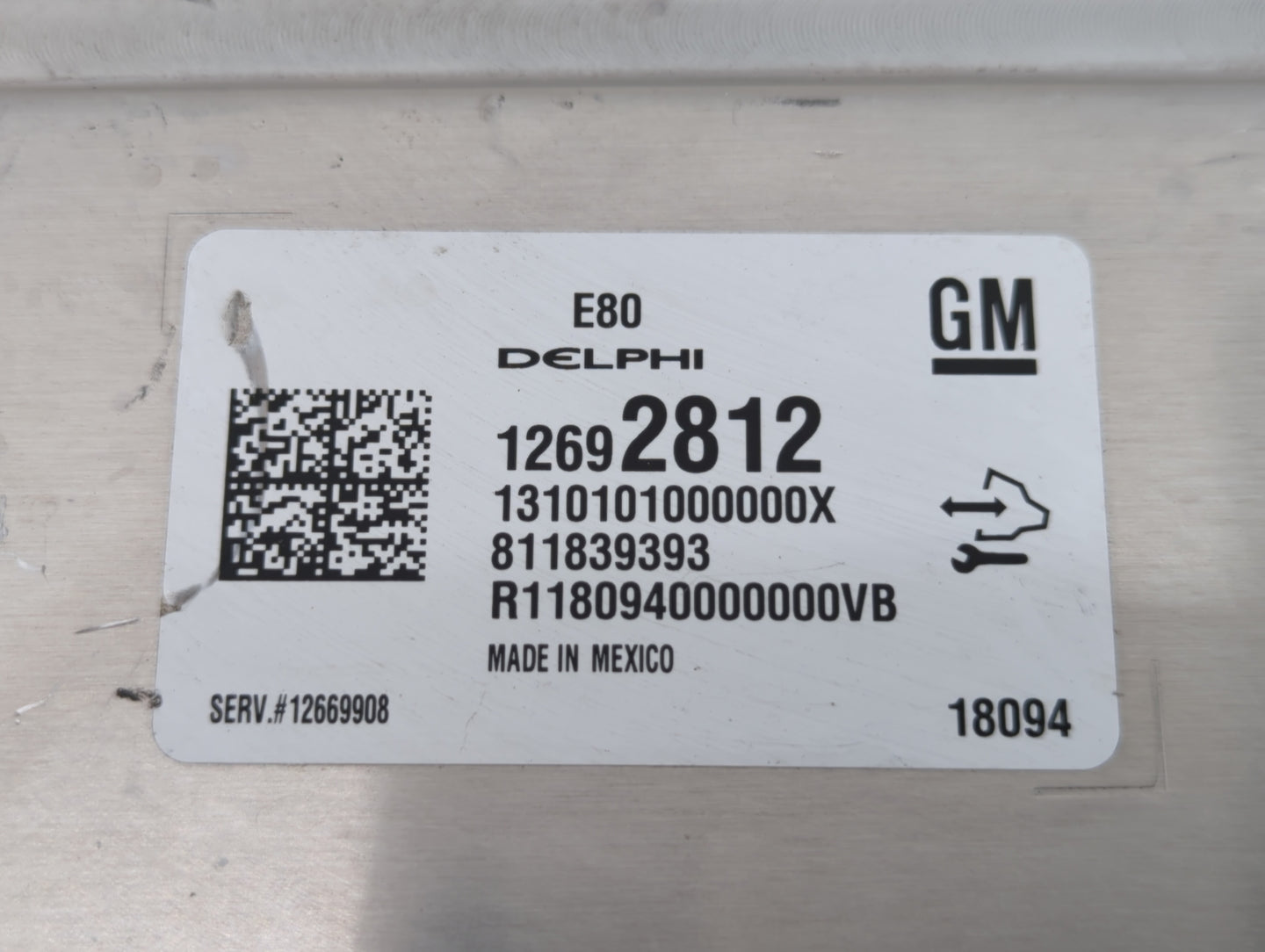 2017-2019 Chevrolet Cruze PCM Engine Control Computer ECU ECM PCU OEM P/N:12669908 12692812 Fits OEM Used Auto Parts - Oemus