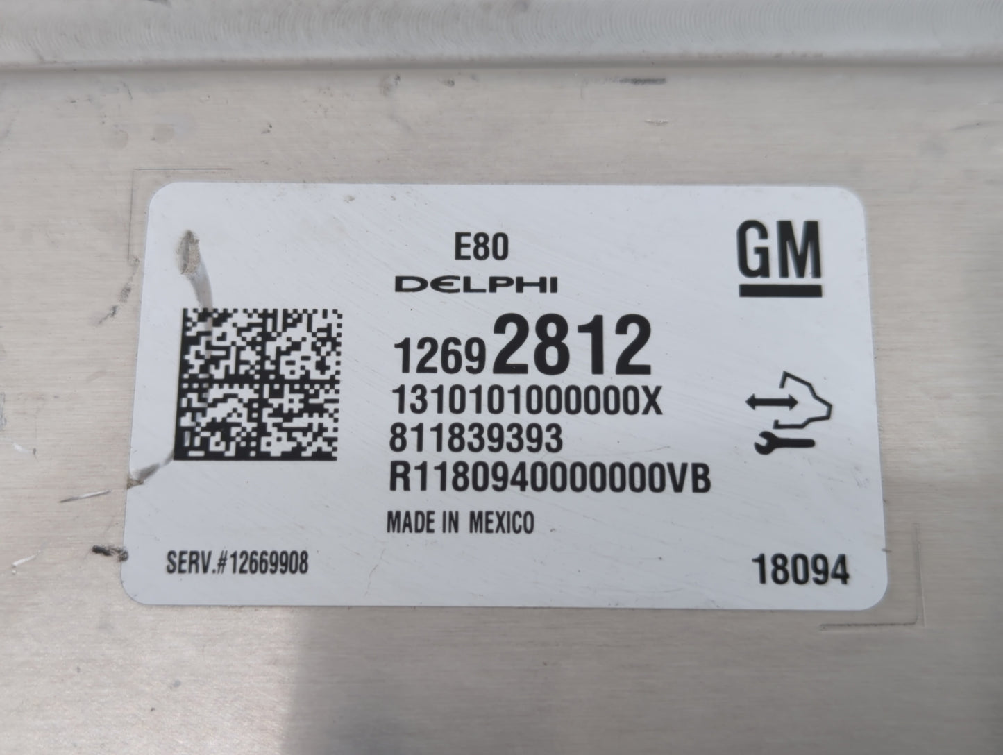 2017-2019 Chevrolet Cruze PCM Engine Control Computer ECU ECM PCU OEM P/N:12669908 12692812 Fits OEM Used Auto Parts - Oemus