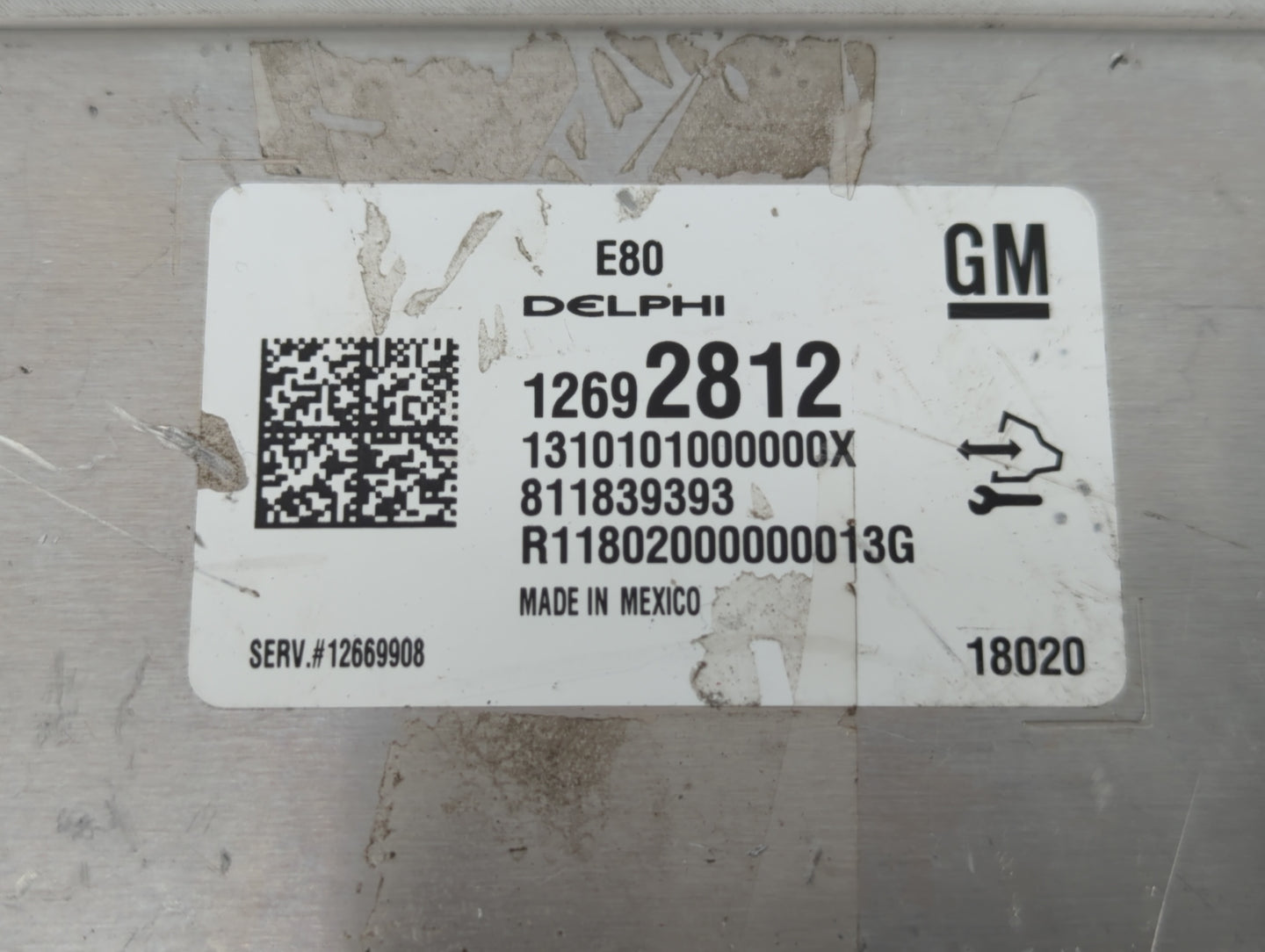 2017-2019 Chevrolet Cruze PCM Engine Control Computer ECU ECM PCU OEM P/N:12669908 12692812 Fits OEM Used Auto Parts - Oemus