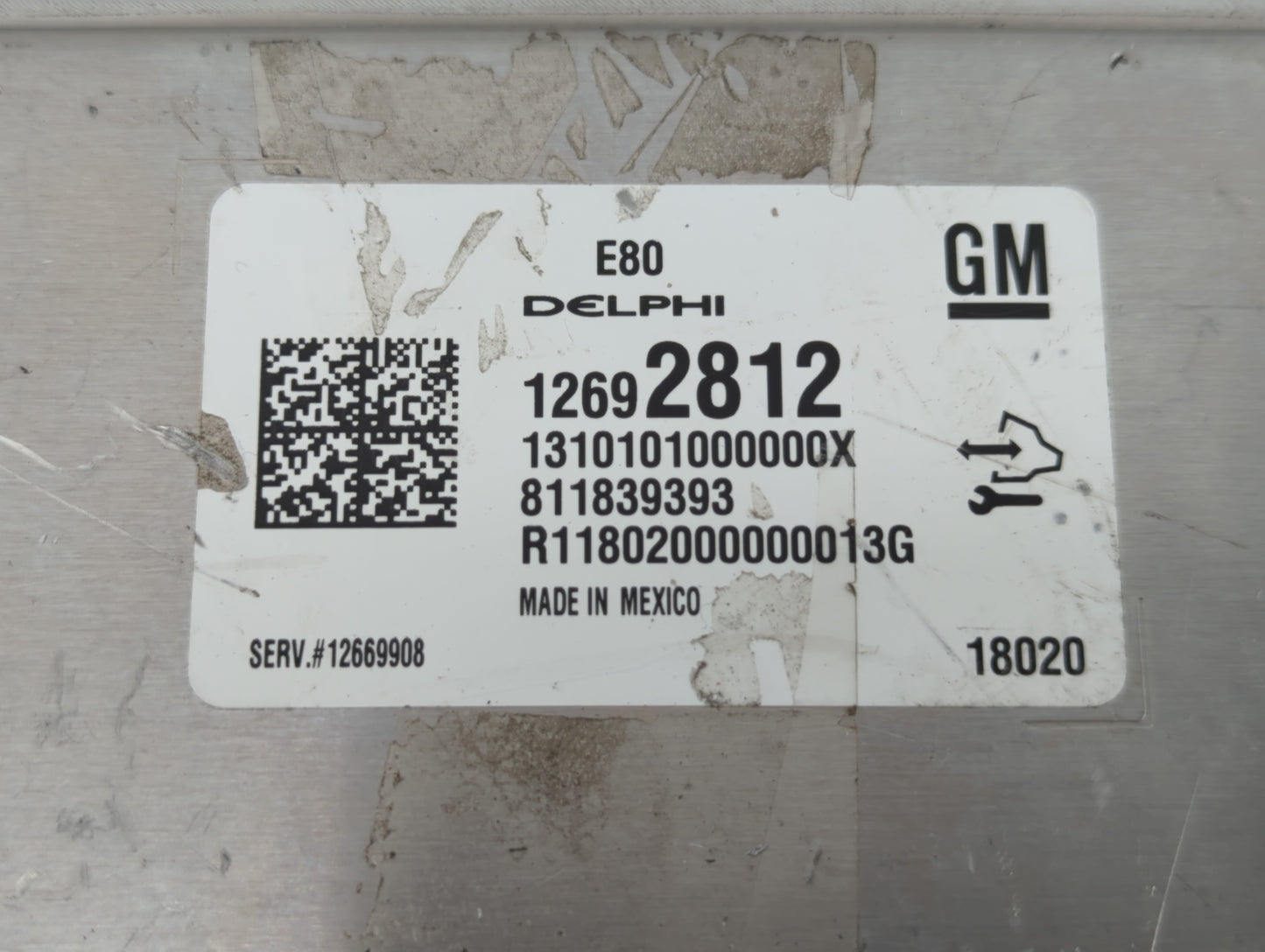 2017-2019 Chevrolet Cruze PCM Engine Control Computer ECU ECM PCU OEM P/N:12669908 12692812 Fits OEM Used Auto Parts - Oemus