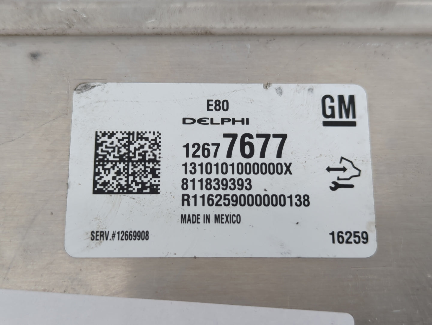 2017-2019 Chevrolet Cruze PCM Engine Control Computer ECU ECM PCU OEM P/N:12677677 12697837 Fits OEM Used Auto Parts - Oemus