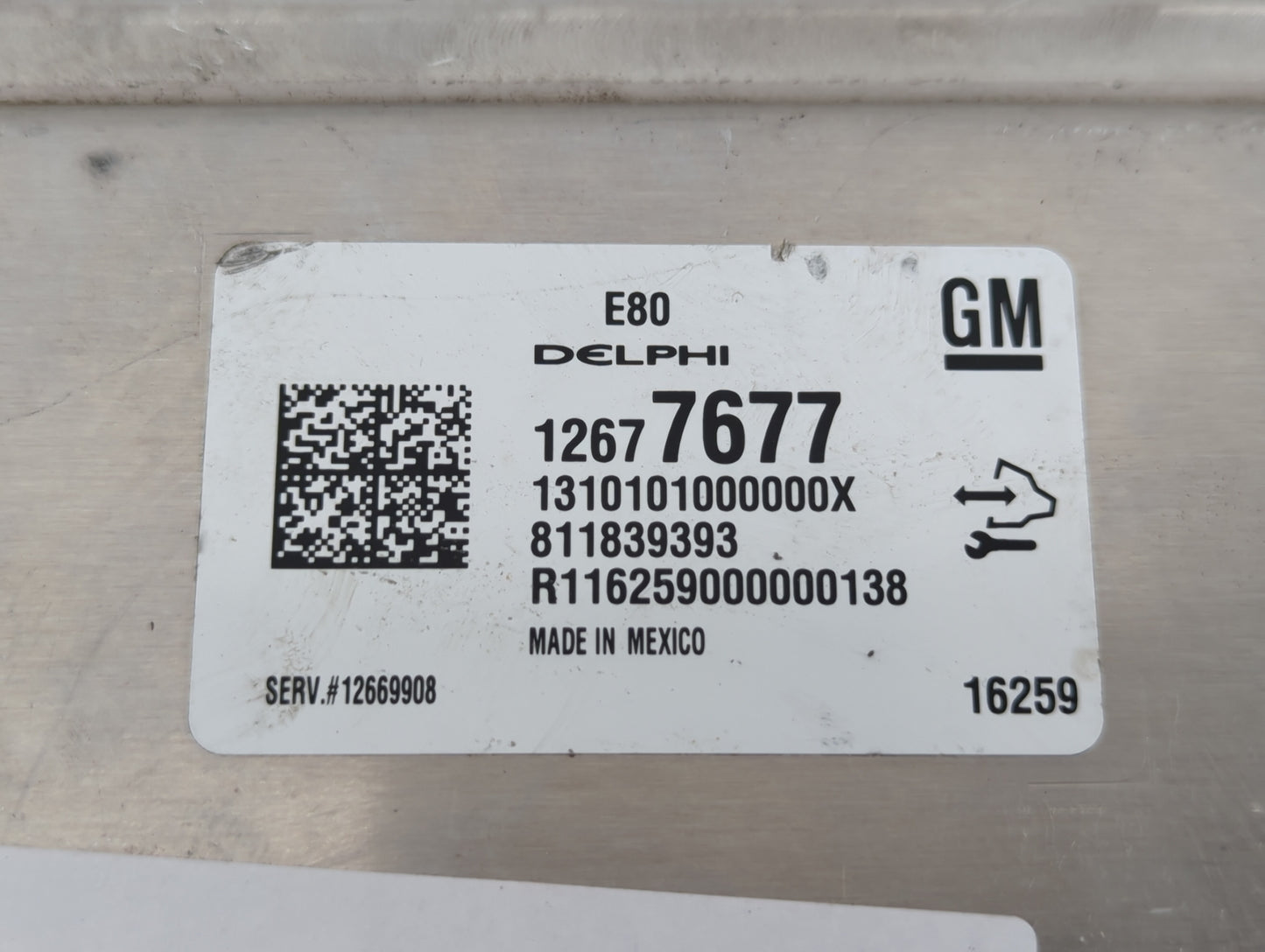 2017-2019 Chevrolet Cruze PCM Engine Control Computer ECU ECM PCU OEM P/N:12677677 12697837 Fits OEM Used Auto Parts - Oemus