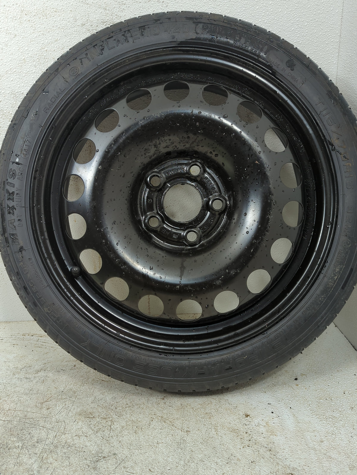 2016-2019 Chevrolet Cruze Spare Donut Tire Wheel Rim Oem 5000750 - Oemusedautoparts1.com
