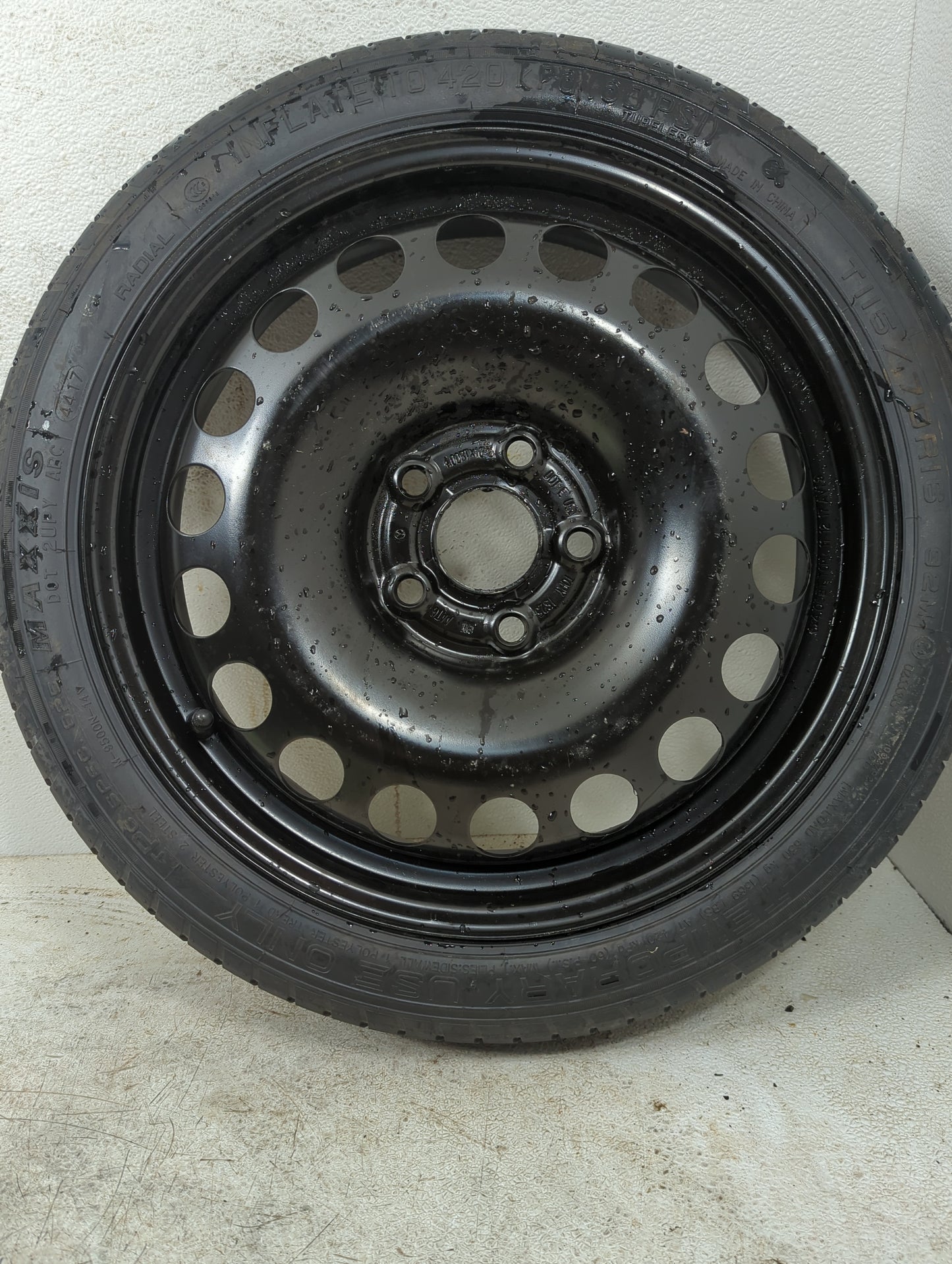 2016-2019 Chevrolet Cruze Spare Donut Tire Wheel Rim Oem 5000750 - Oemusedautoparts1.com