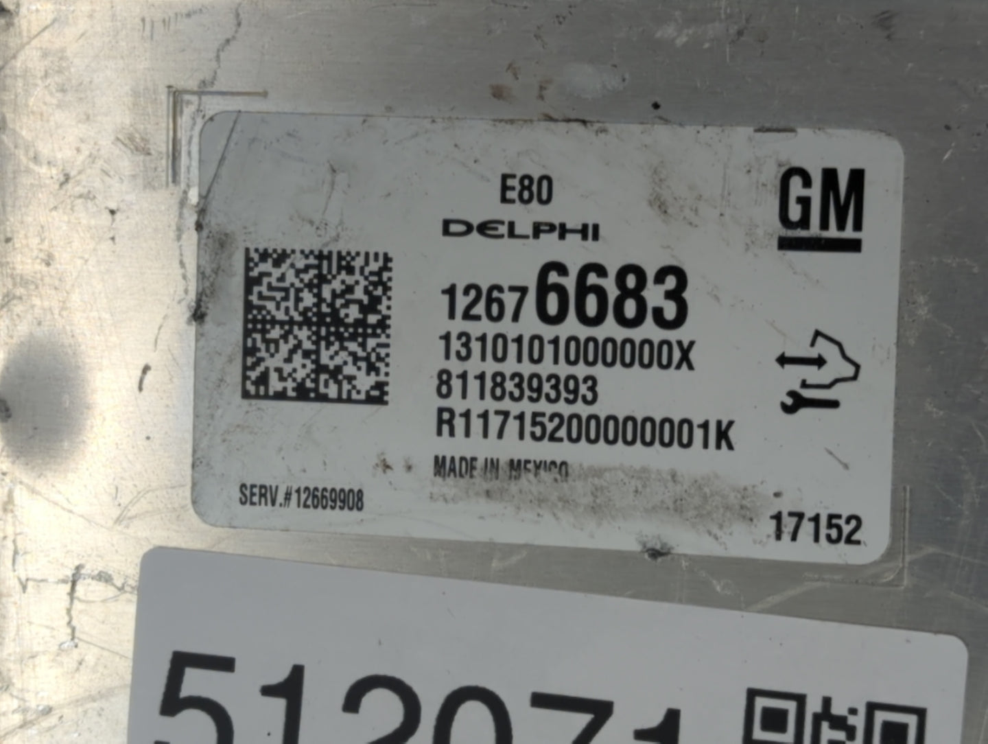 2017-2019 Chevrolet Cruze PCM Engine Control Computer ECU ECM PCU OEM P/N:12669908 12676683 Fits OEM Used Auto Parts - Oemus