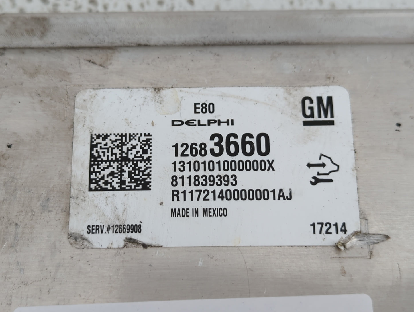 2017-2019 Chevrolet Cruze PCM Engine Control Computer ECU ECM PCU OEM P/N:12669908 12683660 Fits OEM Used Auto Parts - Oemus