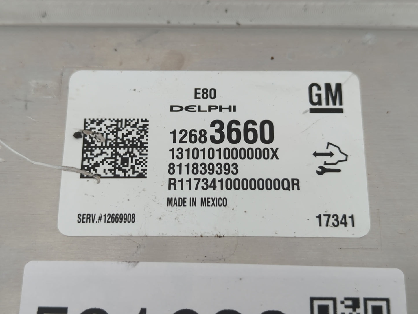 2017-2019 Chevrolet Cruze PCM Engine Control Computer ECU ECM PCU OEM P/N:12683660 Fits Fits 2017 2018 2019 2020 2021 2022 O