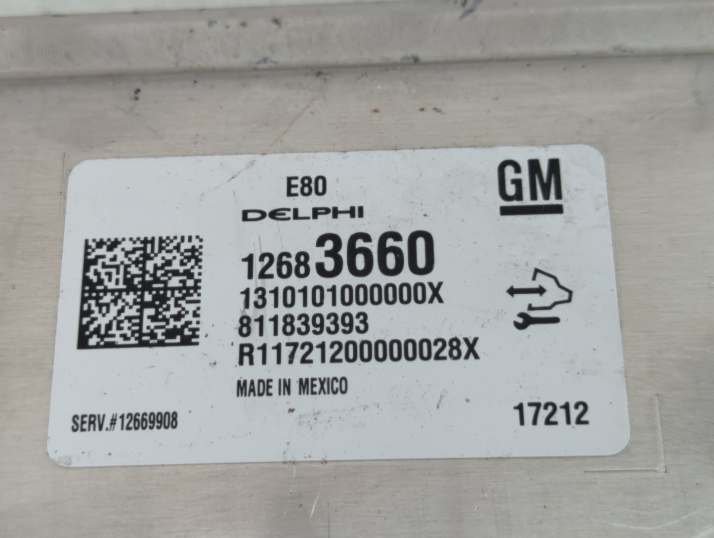 2017-2019 Chevrolet Cruze PCM Engine Control Computer ECU ECM PCU OEM P/N:12677677 12692812 Fits OEM Used Auto Parts - Oemus