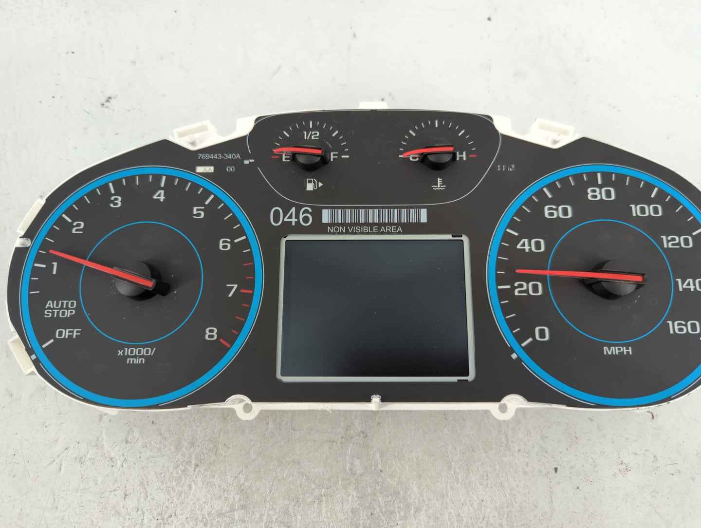 2018 Chevrolet Cruze Instrument Cluster Speedometer Gauges P/N:769167-430A Fits OEM Used Auto Parts - Oemusedautoparts1.com