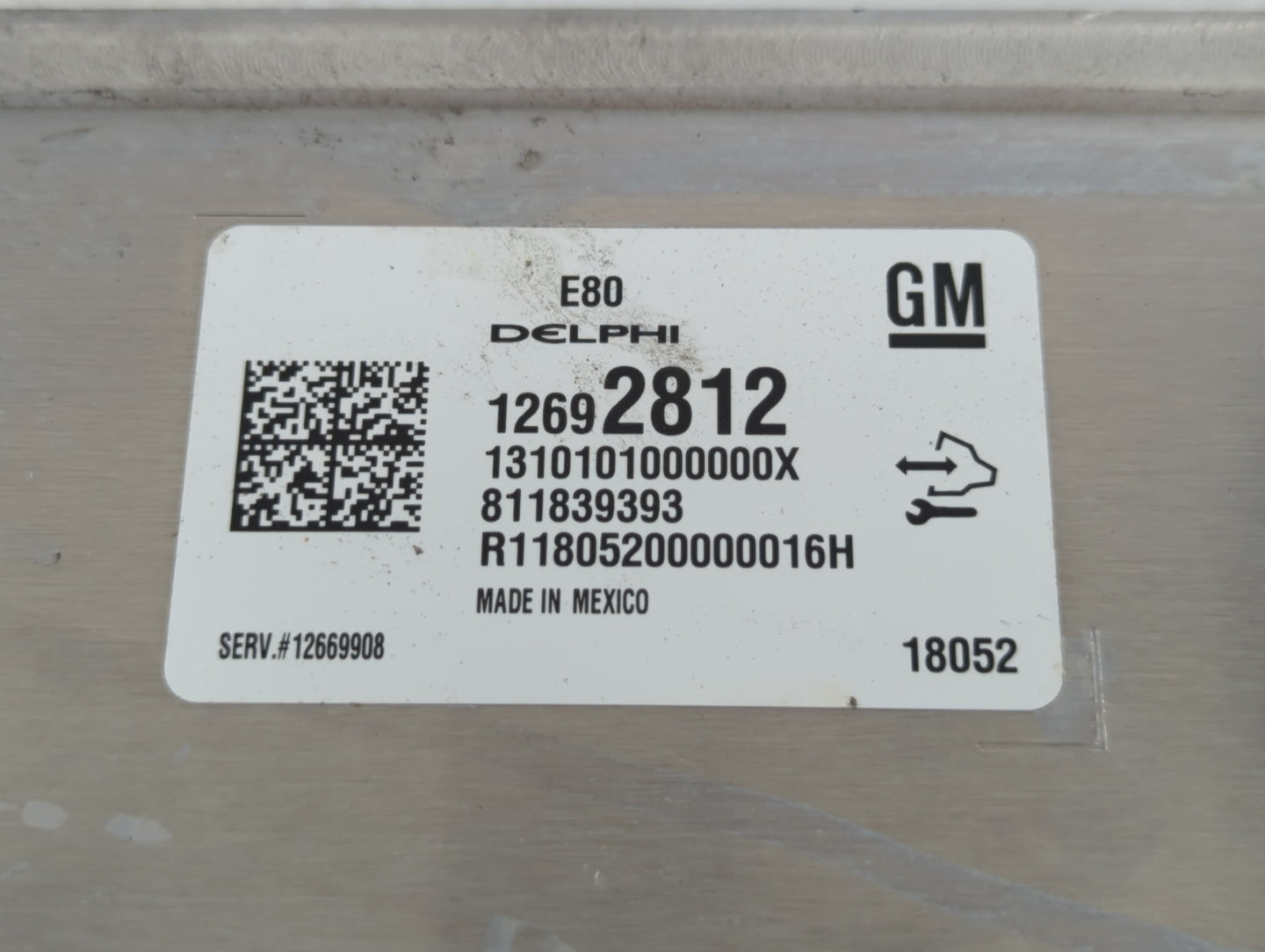 2017-2019 Chevrolet Cruze PCM Engine Control Computer ECU ECM PCU OEM P/N:12692812 Fits Fits 2017 2018 2019 2020 2021 2022 O