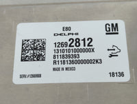 2017-2019 Chevrolet Cruze PCM Engine Control Computer ECU ECM PCU OEM P/N:12692812 Fits Fits 2017 2018 2019 2020 2021 2022 O