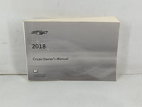 2018 Chevrolet Cruze Owners Manual Book Guide P/N:84042073 A OEM Used Auto Parts - Oemusedautoparts1.com