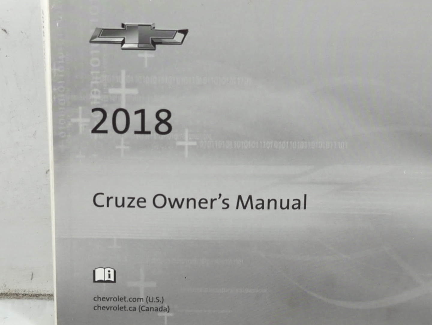 2018 Chevrolet Cruze Owners Manual Book Guide P/N:84042073 A OEM Used Auto Parts - Oemusedautoparts1.com