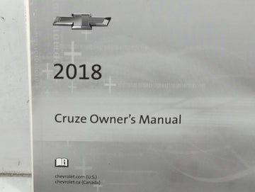 2018 Chevrolet Cruze Owners Manual Book Guide P/N:84042073 A OEM Used Auto Parts