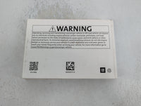 2018 Chevrolet Cruze Owners Manual Book Guide P/N:84042073 A OEM Used Auto Parts - Oemusedautoparts1.com