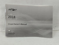 2018 Chevrolet Cruze Owners Manual Book Guide P/N:84042073 A OEM Used Auto Parts - Oemusedautoparts1.com
