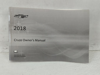 compare product 2018 Chevrolet Cruze Owners Manual Book Guide P/N:84042073 A OEM Used Auto Parts