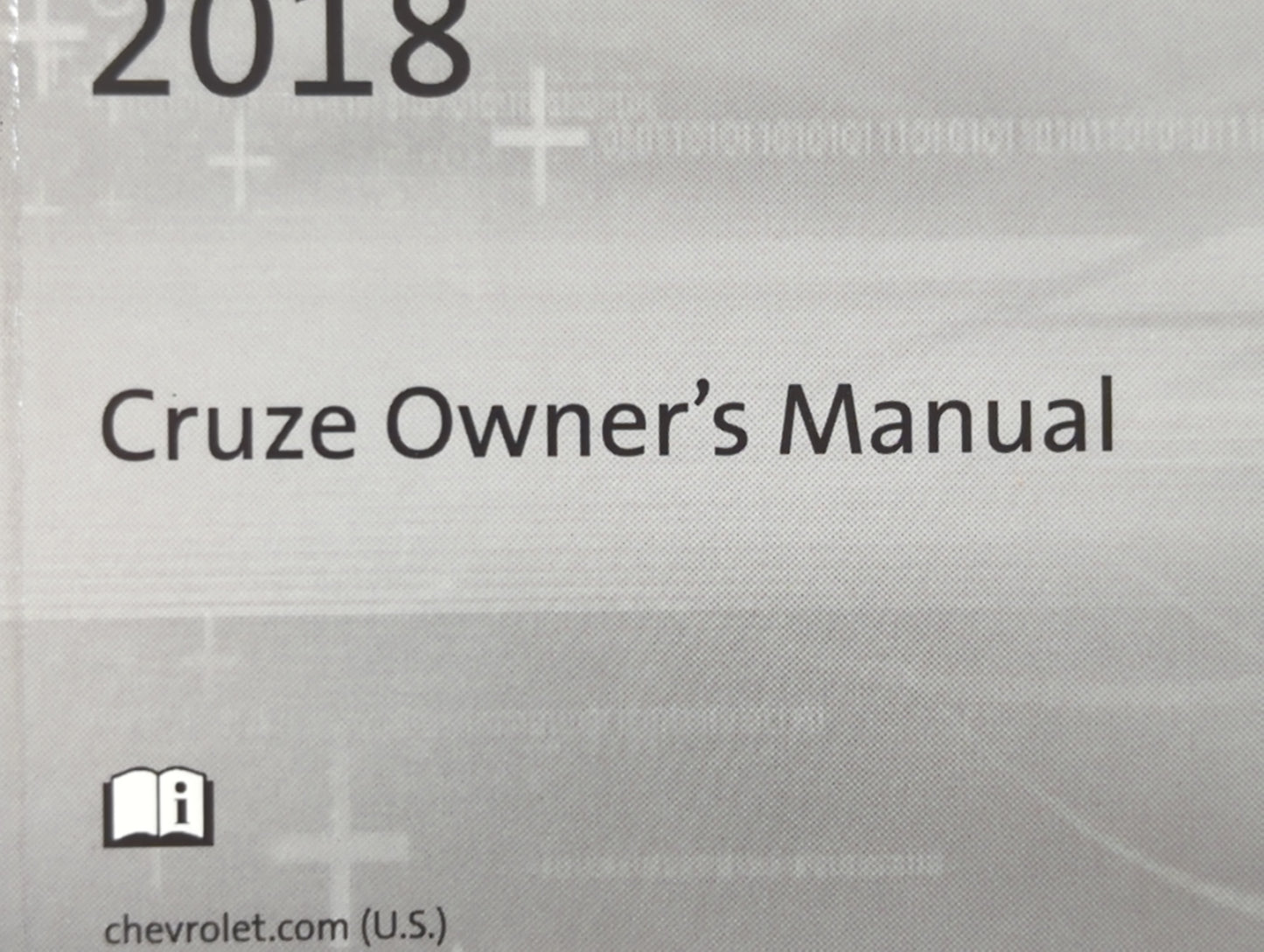 2018 Chevrolet Cruze Owners Manual Book Guide P/N:84042073 A OEM Used Auto Parts - Oemusedautoparts1.com