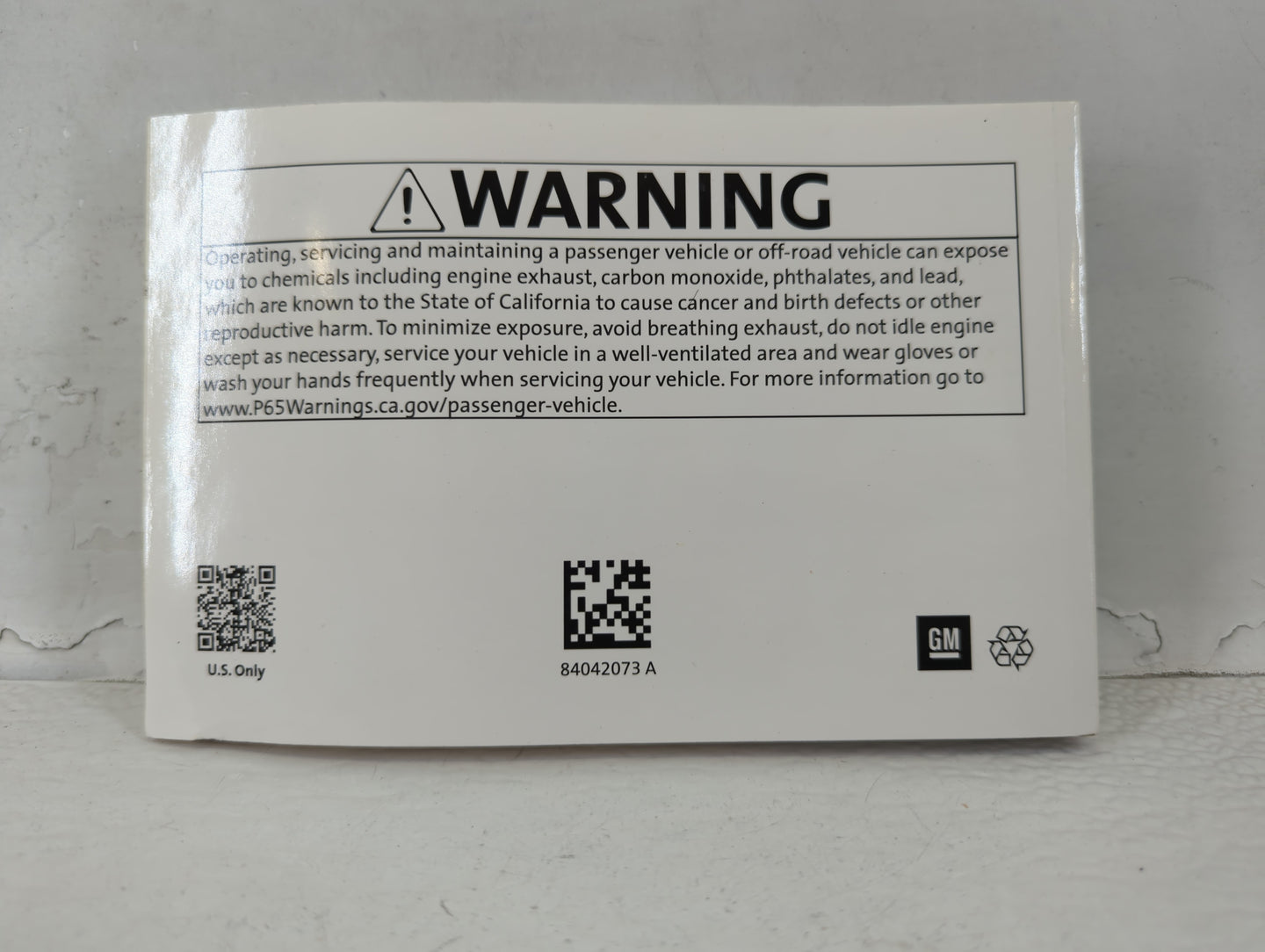 2018 Chevrolet Cruze Owners Manual Book Guide P/N:84042073 A OEM Used Auto Parts - Oemusedautoparts1.com