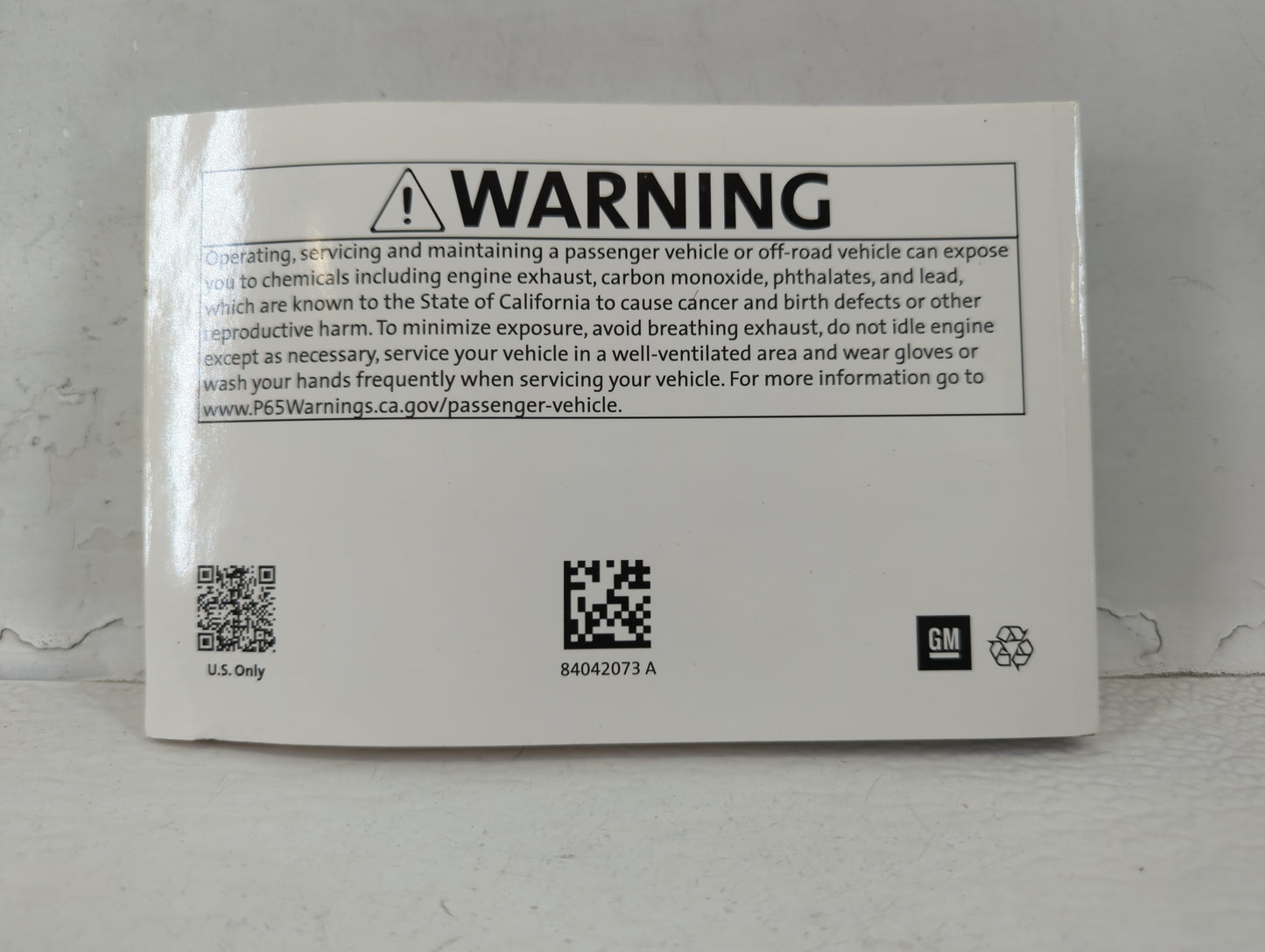 2018 Chevrolet Cruze Owners Manual Book Guide P/N:84042073 A OEM Used Auto Parts - Oemusedautoparts1.com
