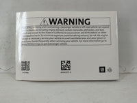 2018 Chevrolet Cruze Owners Manual Book Guide P/N:84042073 A OEM Used Auto Parts - Oemusedautoparts1.com