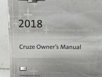 2018 Chevrolet Cruze Owners Manual Book Guide P/N:84042073 A OEM Used Auto Parts - Oemusedautoparts1.com