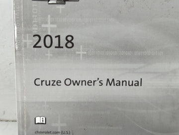 2018 Chevrolet Cruze Owners Manual Book Guide P/N:84042073 A OEM Used Auto Parts