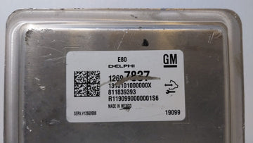2017-2018 Chevrolet Cruze PCM Engine Control Computer ECU ECM PCU OEM P/N:12680876 12677677, 12692812 Fits Fits 2017 2018 2019 OEM Used Auto Parts