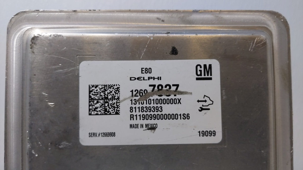 2017-2019 Chevrolet Cruze PCM Engine Control Computer ECU ECM PCU OEM P/N:12680876 12677677 Fits 2017 2018 2019 2020 2021 20