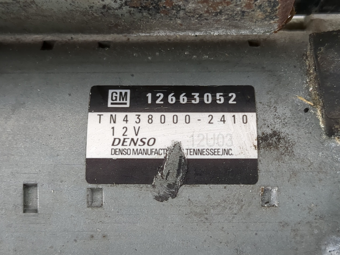 2018-2020 Chevrolet Equinox Car Starter Motor Solenoid OEM P/N:TN438000-2410 12663052 Fits Fits 2015 2016 2017 2018 2019 202