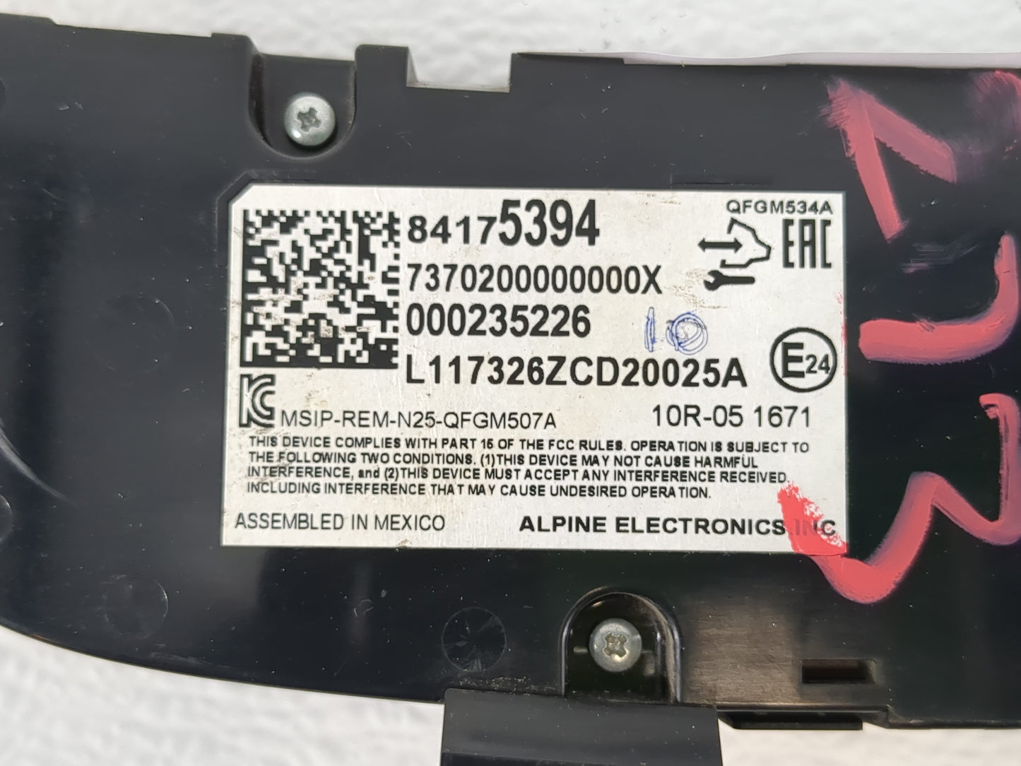2018 Chevrolet Equinox Climate Control Module Temperature AC/Heater Replacement P/N:84175394 84175393 Fits OEM Used Auto Par
