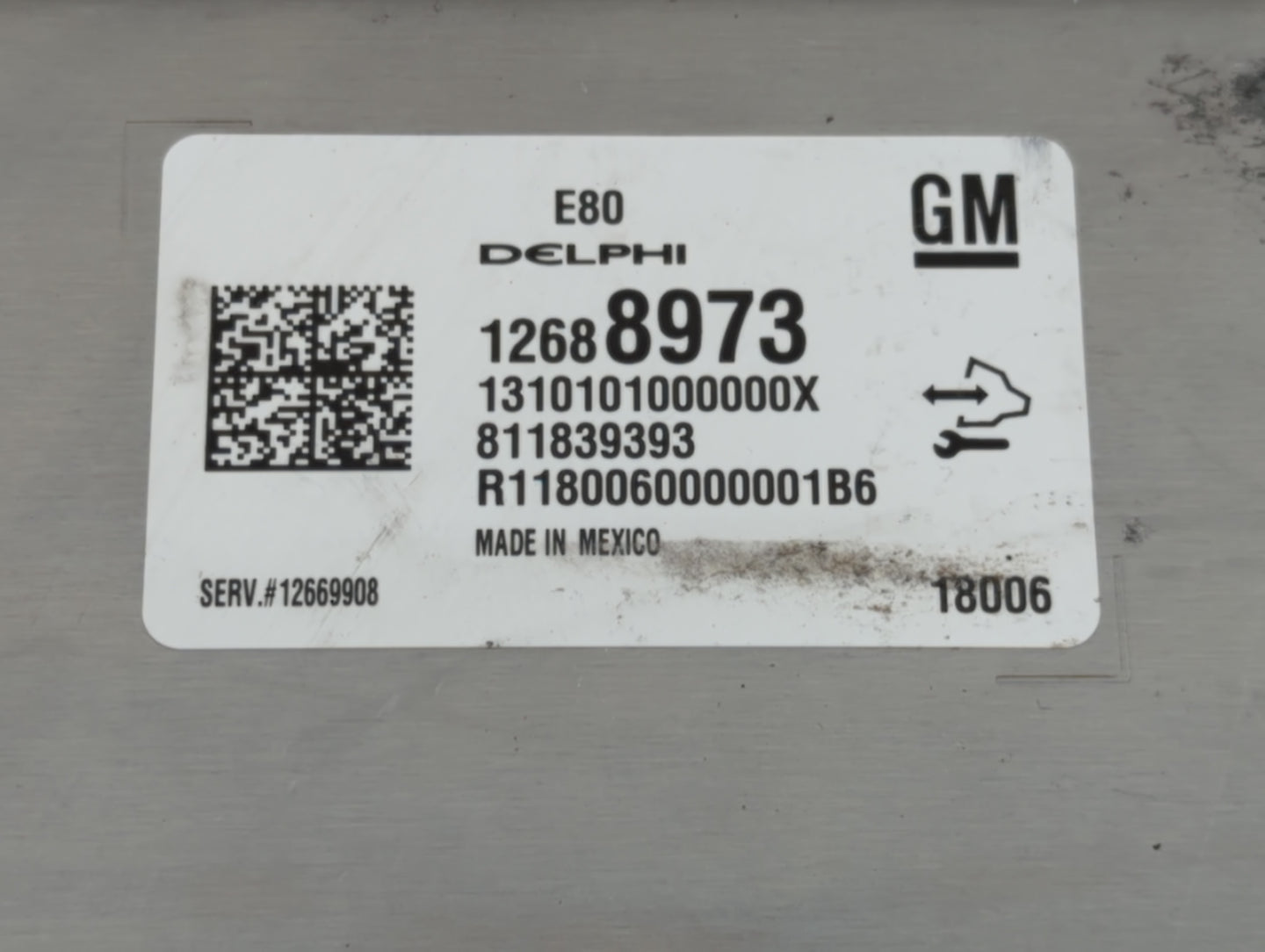 2018-2020 Chevrolet Equinox PCM Engine Control Computer ECU ECM PCU OEM P/N:12688973 Fits Fits 2017 2018 2019 2020 2021 2022