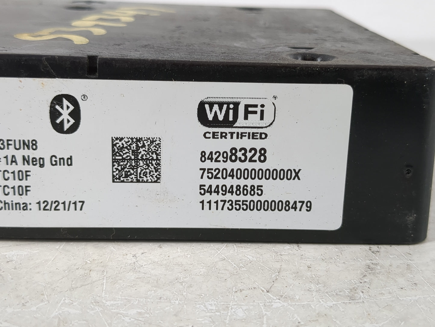 2018 Chevrolet Equinox Radio AM FM Cd Player Receiver Replacement P/N:84298328 84409478 Fits Fits 2017 2019 OEM Used Auto Pa