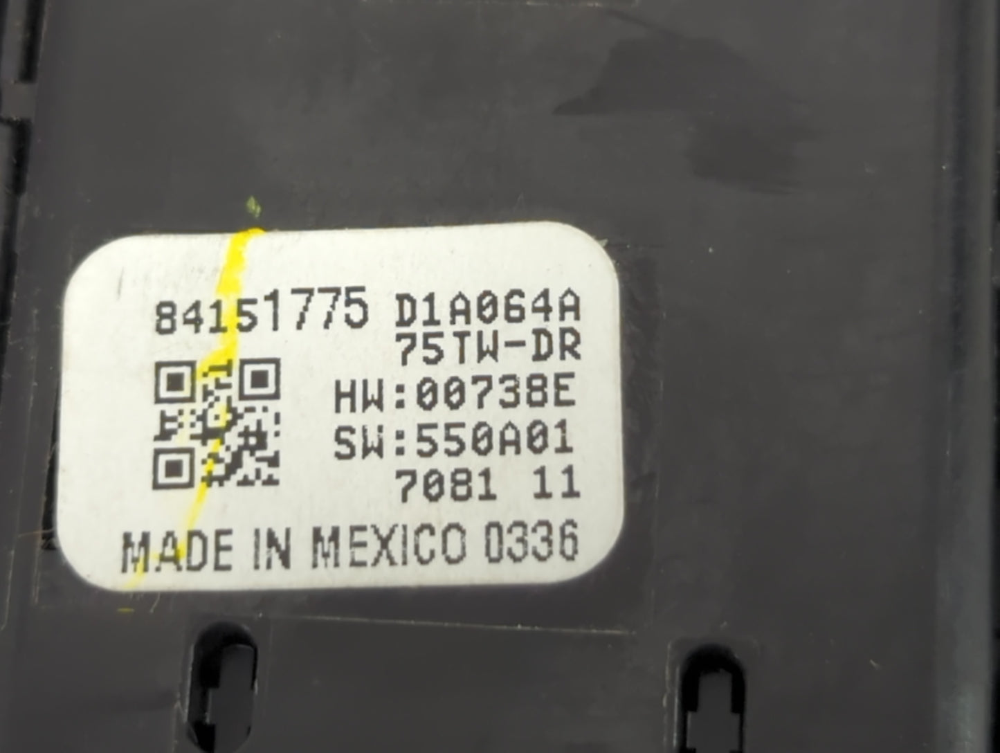 2018-2022 Chevrolet Equinox Master Power Window Switch Replacement Driver Side Left P/N:84151775 84513464 Fits OEM Used Auto