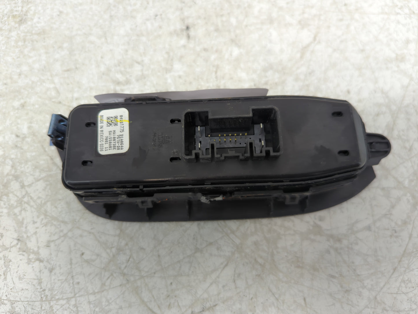 2018-2022 Chevrolet Equinox Master Power Window Switch Replacement Driver Side Left P/N:84151775 84513464 Fits OEM Used Auto