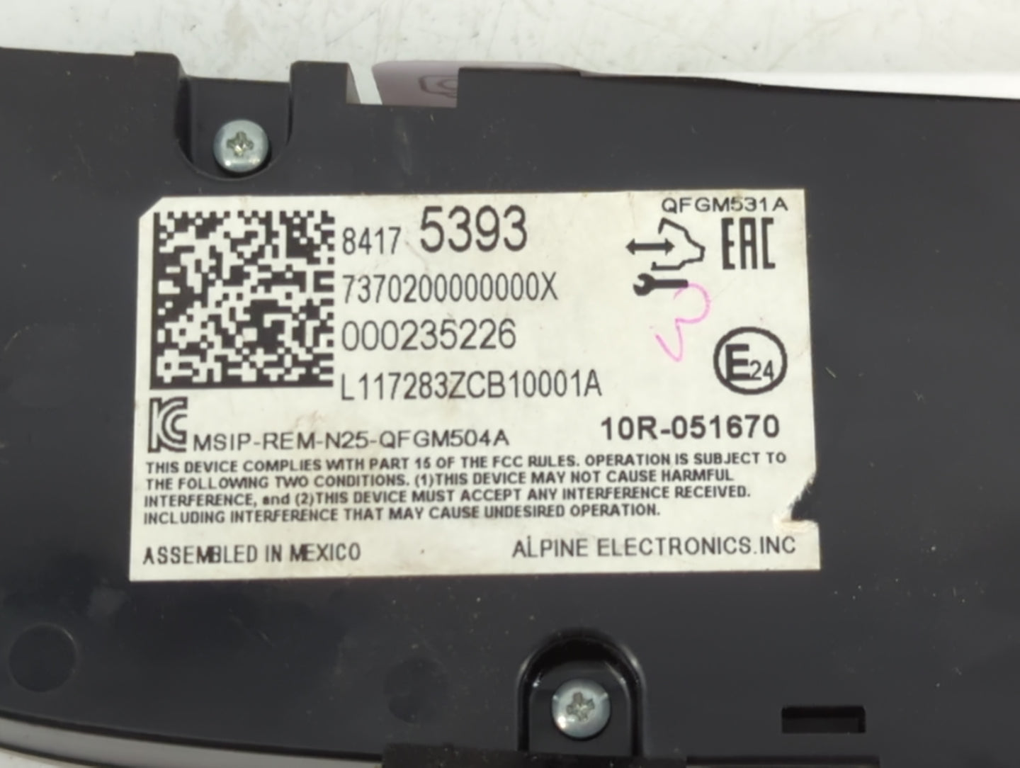 2018 Chevrolet Equinox Climate Control Module Temperature AC/Heater Replacement P/N:84175393 Fits OEM Used Auto Parts - Oemu