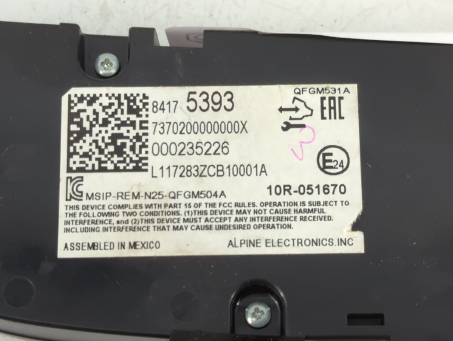 2018 Chevrolet Equinox Climate Control Module Temperature AC/Heater Replacement P/N:84175393 Fits OEM Used Auto Parts - Oemu