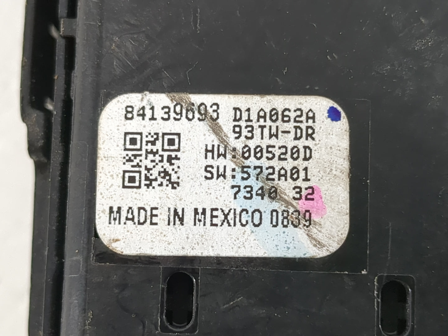 2018-2022 Chevrolet Equinox Master Power Window Switch Replacement Driver Side Left P/N:84139693 Fits OEM Used Auto Parts - 